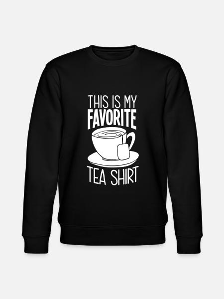 Tea Shirt - Stanley/Stella CHANGER Unisex Organic Sweatshirt - black