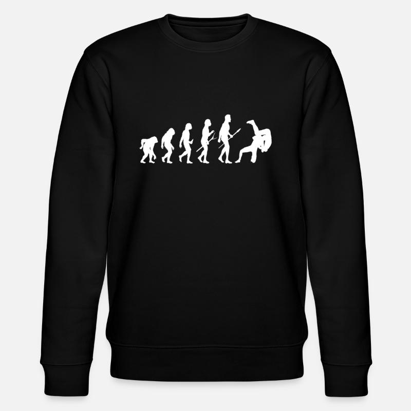 Wrestling Evolution - Stanley/Stella CHANGER Unisex Organic Sweatshirt - black