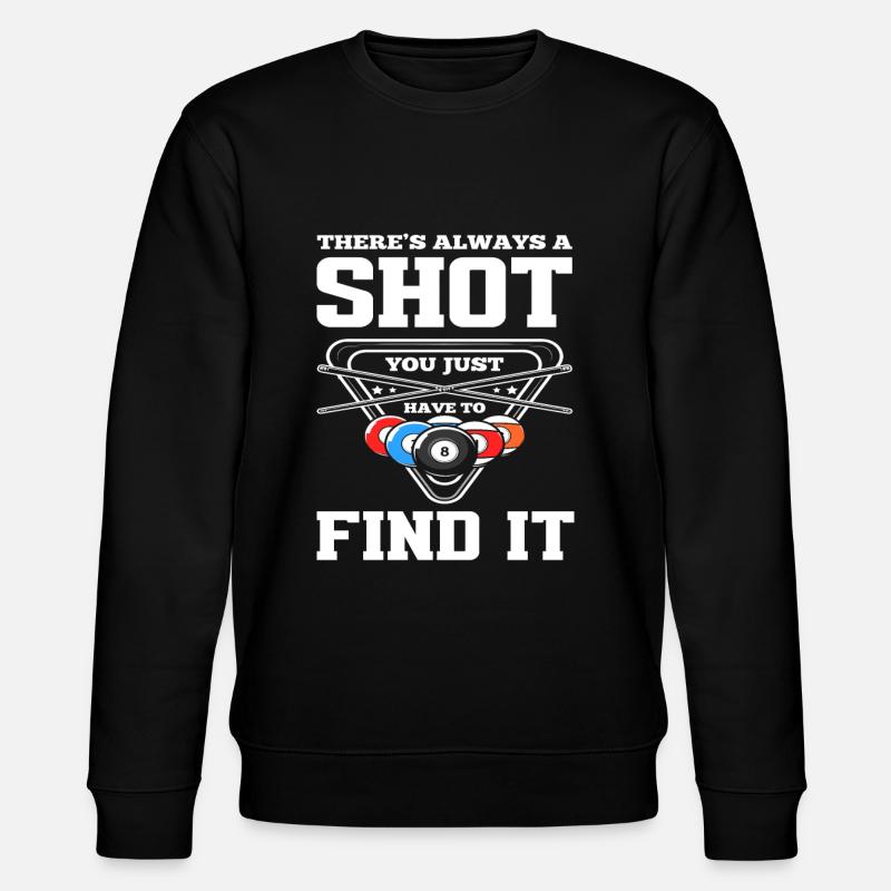 Joueur de billard - Sweat bio CHANGER Stanley/Stella Unisexe - noir