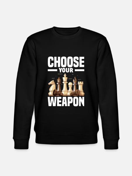 Chess player - Stanley/Stella CHANGER Unisex Organic Sweatshirt - black
