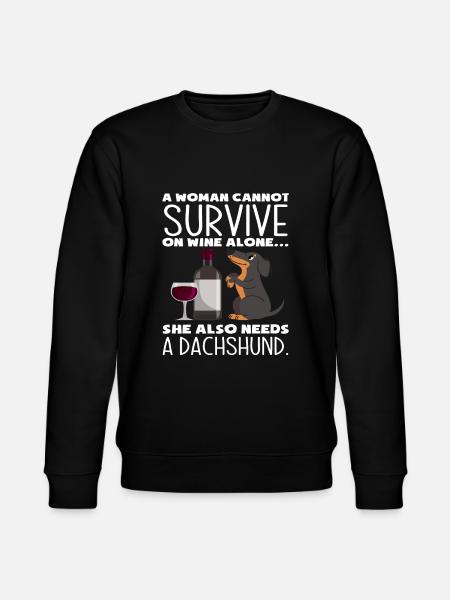 Teckel Vin Chien Amour - Sweat bio CHANGER Stanley/Stella Unisexe - noir