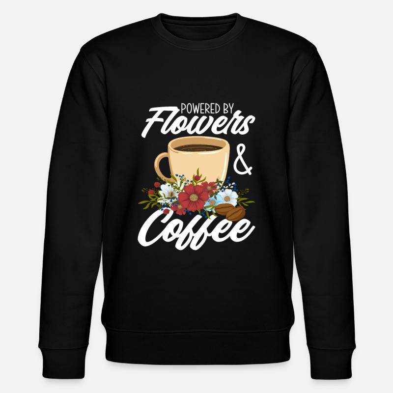 Fleur Café Fleuriste Fleuriste Fleuriste - Sweat bio CHANGER Stanley/Stella Unisexe - noir