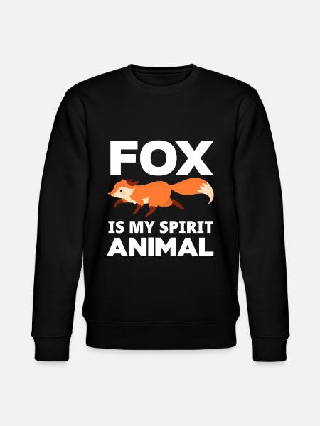 Fuchs Mädchen - Stanley/Stella Unisex Bio-Sweatshirt CHANGER - Schwarz