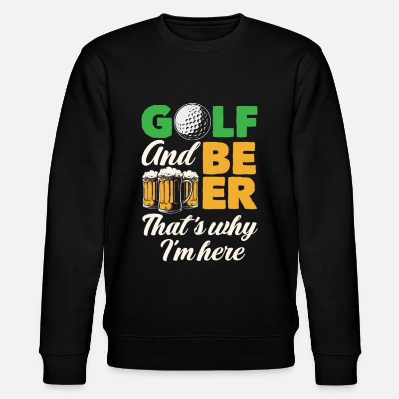 Bière de golf - Sweat bio CHANGER Stanley/Stella Unisexe - noir