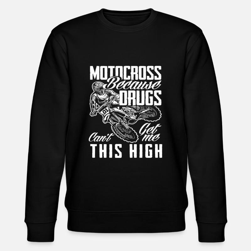 Motocross - Sweat bio CHANGER Stanley/Stella Unisexe - noir