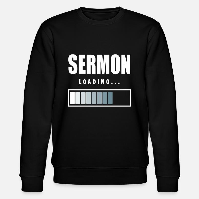 Le pasteur Zeromonie invite - Sweat bio CHANGER Stanley/Stella Unisexe - noir