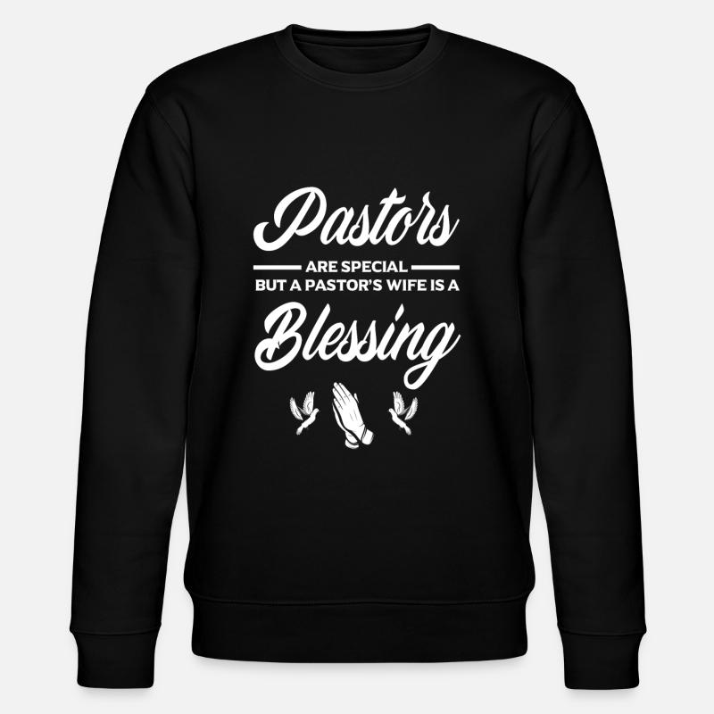 Pasteur Pasteur épouse bienheureuse - Sweat bio CHANGER Stanley/Stella Unisexe - noir