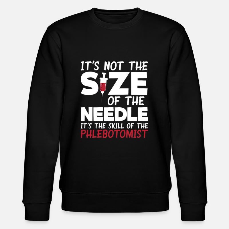 Puncture force - Stanley/Stella CHANGER Unisex Organic Sweatshirt - black