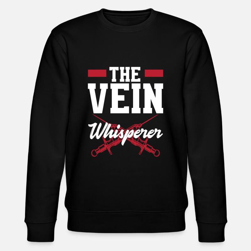 Puncture force - Stanley/Stella CHANGER Unisex Organic Sweatshirt - black