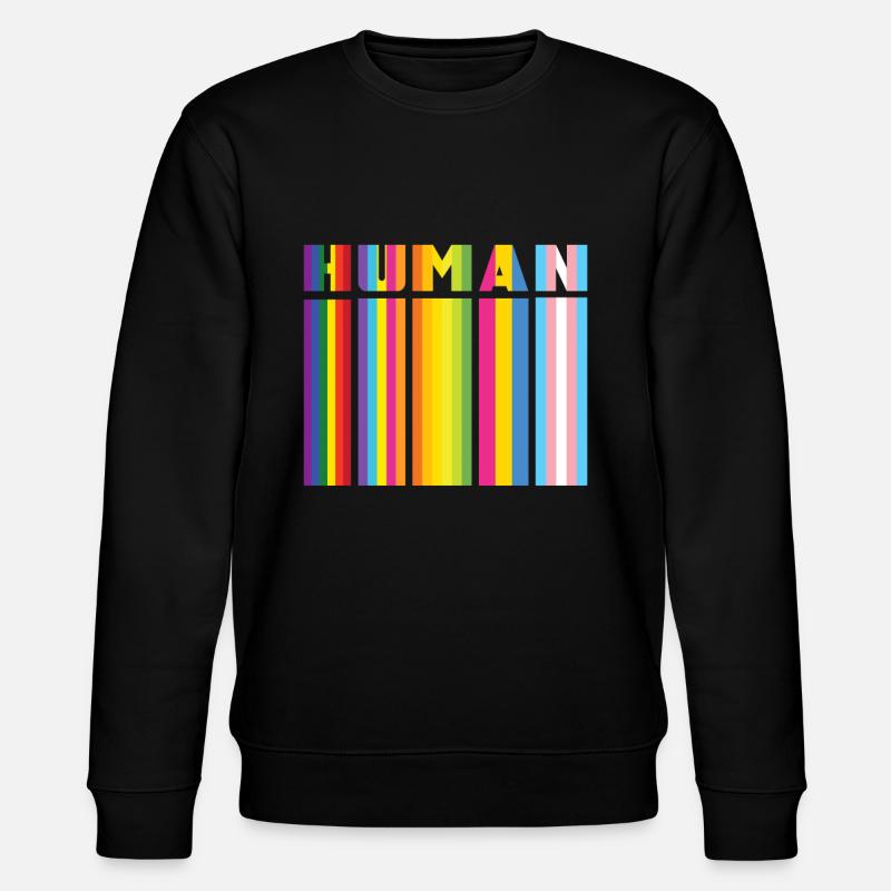 LGBTQ Mensch - Stanley/Stella Unisex Bio-Sweatshirt CHANGER  - Schwarz