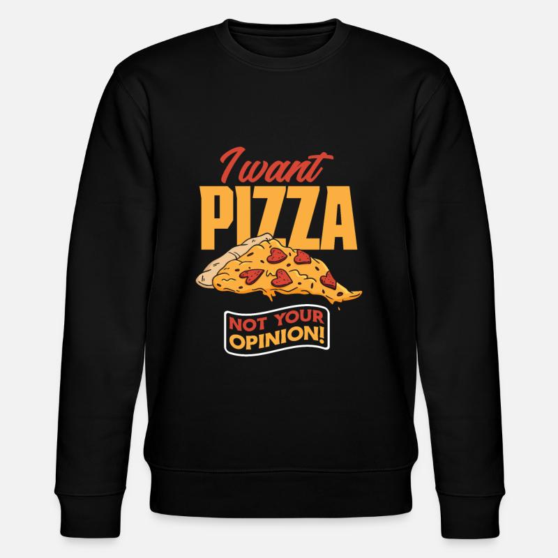 Pizza Pas votre avis - Sweat bio CHANGER Stanley/Stella Unisexe - noir