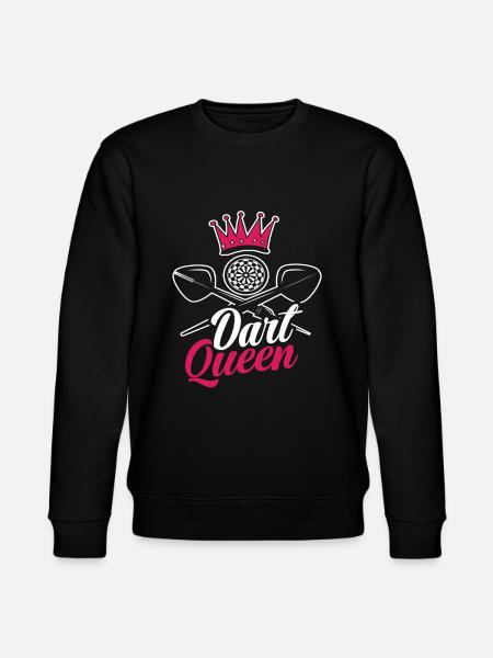 Dart Queen - Stanley/Stella Unisex Bio-Sweatshirt CHANGER - Schwarz