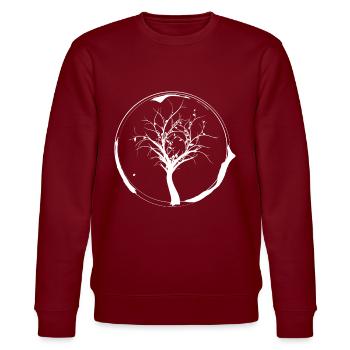 Frühling - Stanley/Stella Unisex Bio-Sweatshirt CHANGER  - Burgunderrot - Vorne - Nik (191cm) & Marisol (170cm)