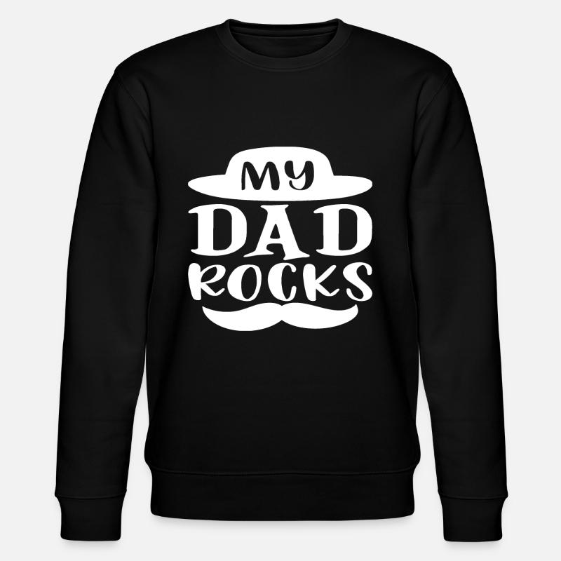 Mon père bascule - Sweat bio CHANGER Stanley/Stella Unisexe - noir