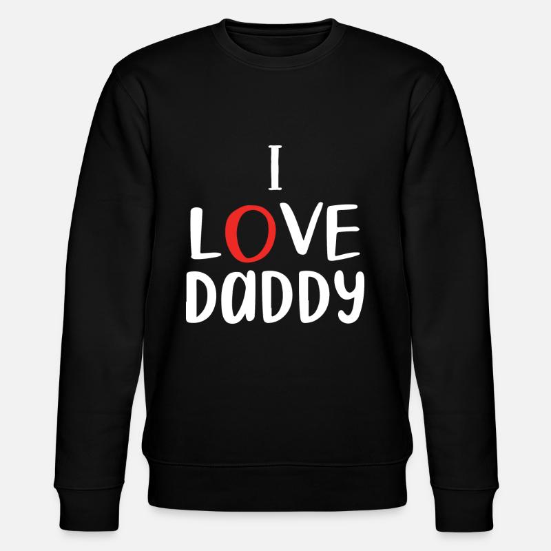 j’aime papa se - Sweat bio CHANGER Stanley/Stella Unisexe - noir