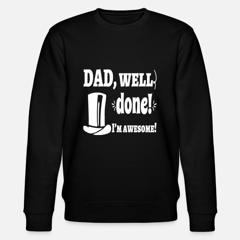 Father's Day - Stanley/Stella CHANGER Unisex Organic Sweatshirt - black