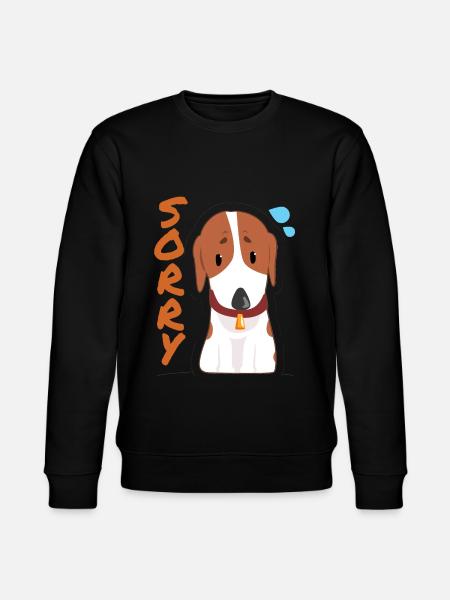 Dog Sorry - Stanley/Stella CHANGER Unisex Organic Sweatshirt - black