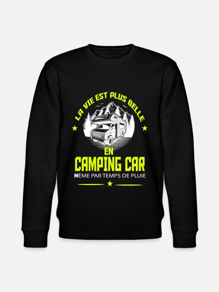 CAMPING CAR - Sweat bio CHANGER Stanley/Stella Unisexe - noir