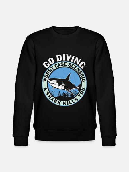 Diving Divers Scuba Diving - Stanley/Stella CHANGER Unisex Organic Sweatshirt - black