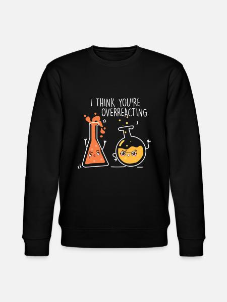 School nerd funny teacher - Stanley/Stella CHANGER Unisex Organic Sweatshirt - black