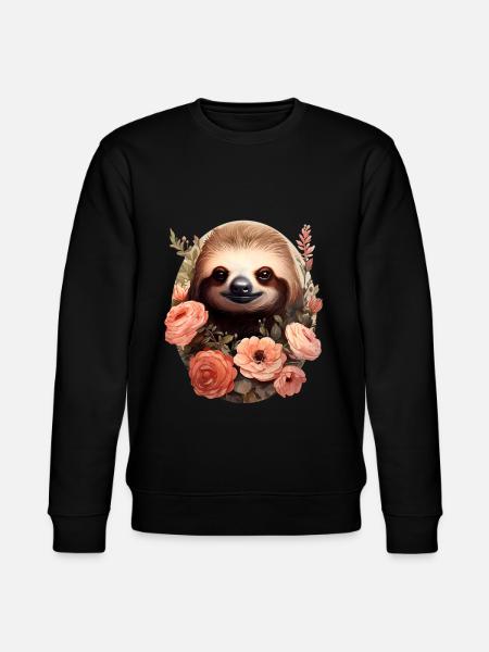 Sloth - Stanley/Stella CHANGER Unisex Organic Sweatshirt - black