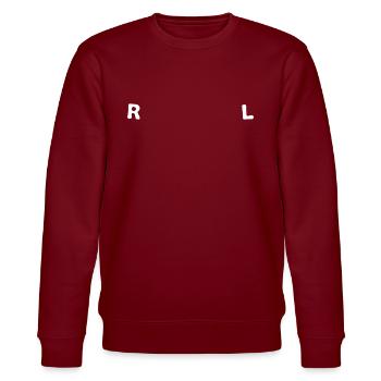 Links Rechts - Stanley/Stella Unisex Bio-Sweatshirt CHANGER  - Burgunderrot - Vorne - Nik (191cm) & Marisol (170cm)