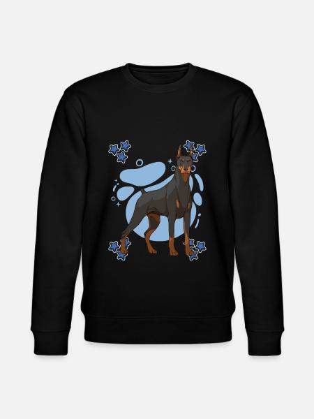 Dobermann Doberman Blue Design - Sweat bio CHANGER Stanley/Stella Unisexe - noir