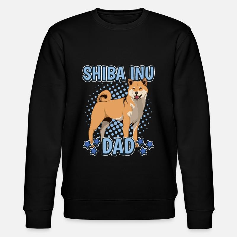 Shiba Inu Dad - Stanley/Stella Unisex Bio-Sweatshirt CHANGER  - Schwarz