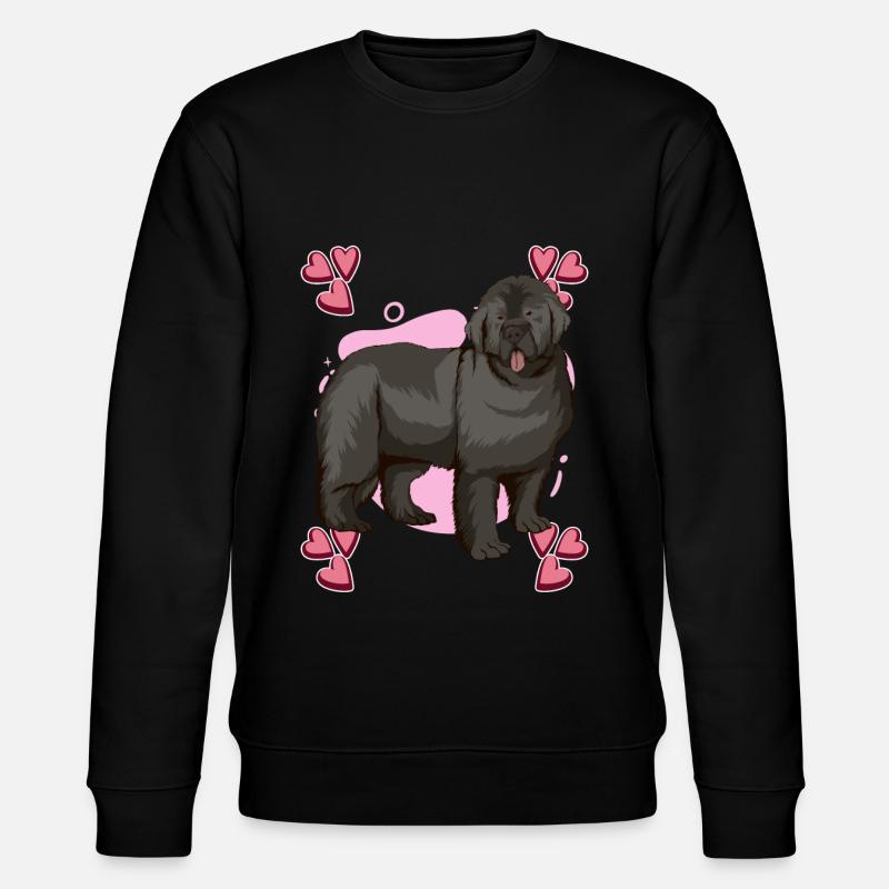 Terre-Neuve Newfoundland Heart Design - Sweat bio CHANGER Stanley/Stella Unisexe - noir