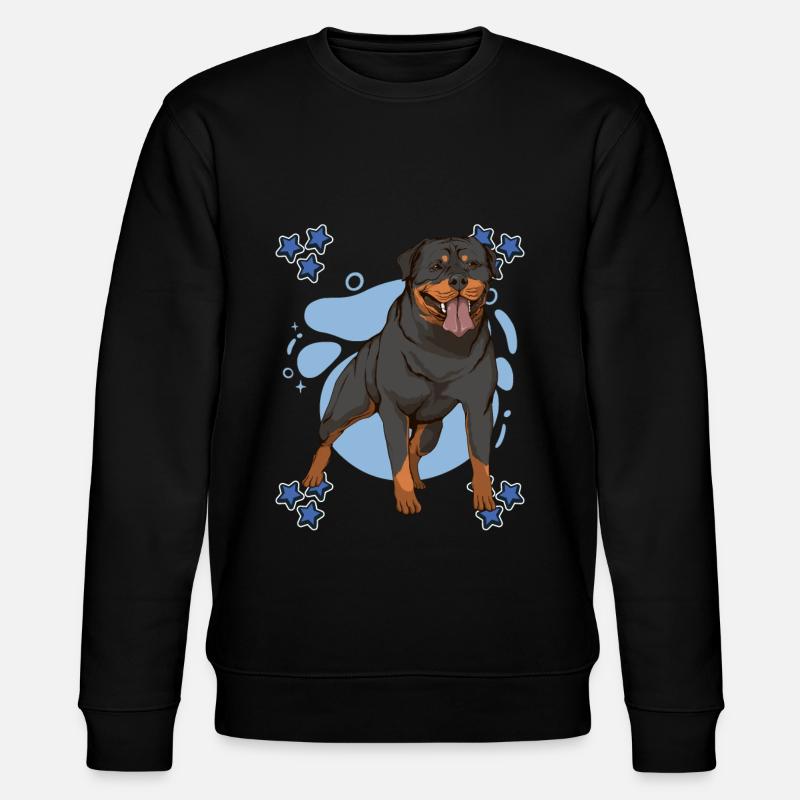 Rottweiler Blue Design - Stanley/Stella Unisex Bio-Sweatshirt CHANGER  - Schwarz