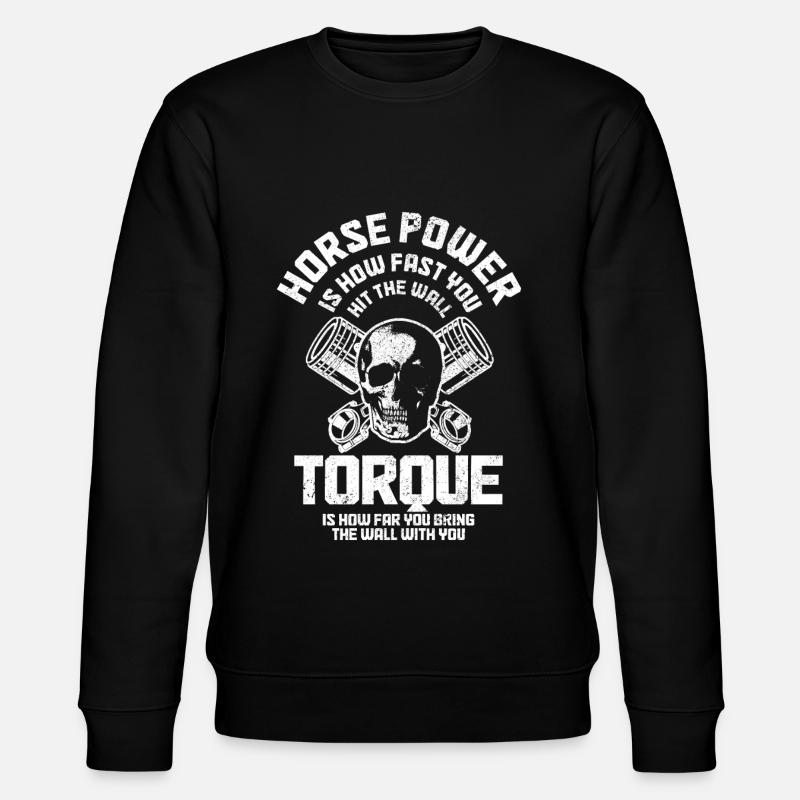 Motorrad Biker Lustiges Geschenk - Stanley/Stella Unisex Bio-Sweatshirt CHANGER  - Schwarz