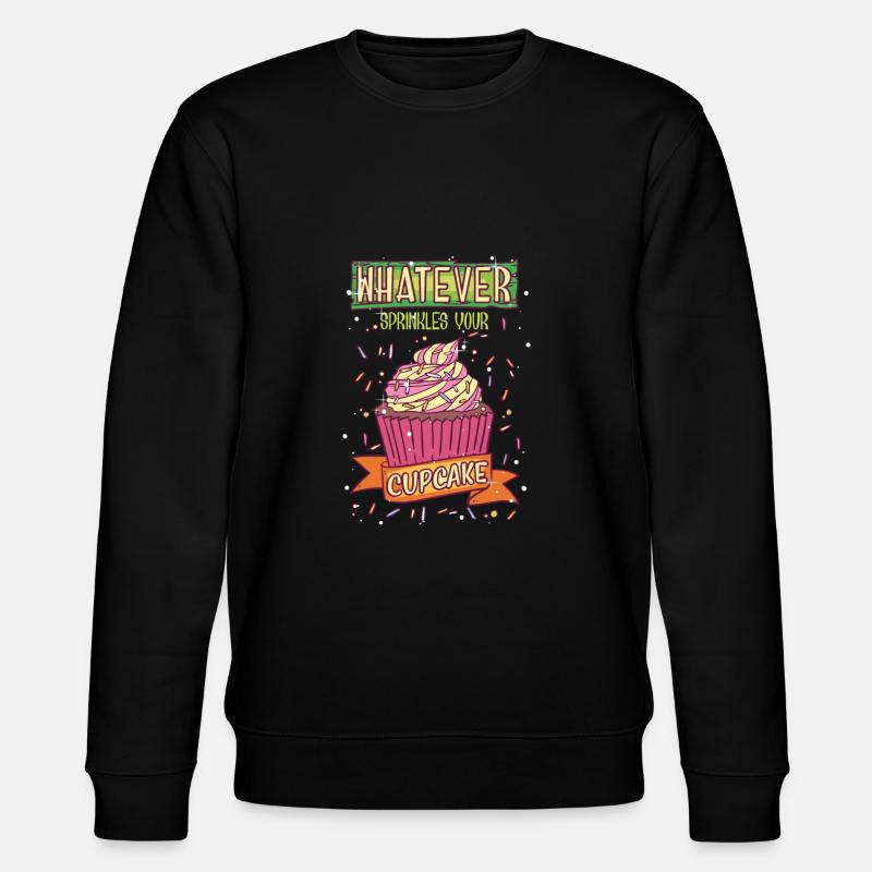 Whatever Sprinkles Your Cupcake Chef - Stanley/Stella Unisex Bio-Sweatshirt CHANGER  - Schwarz