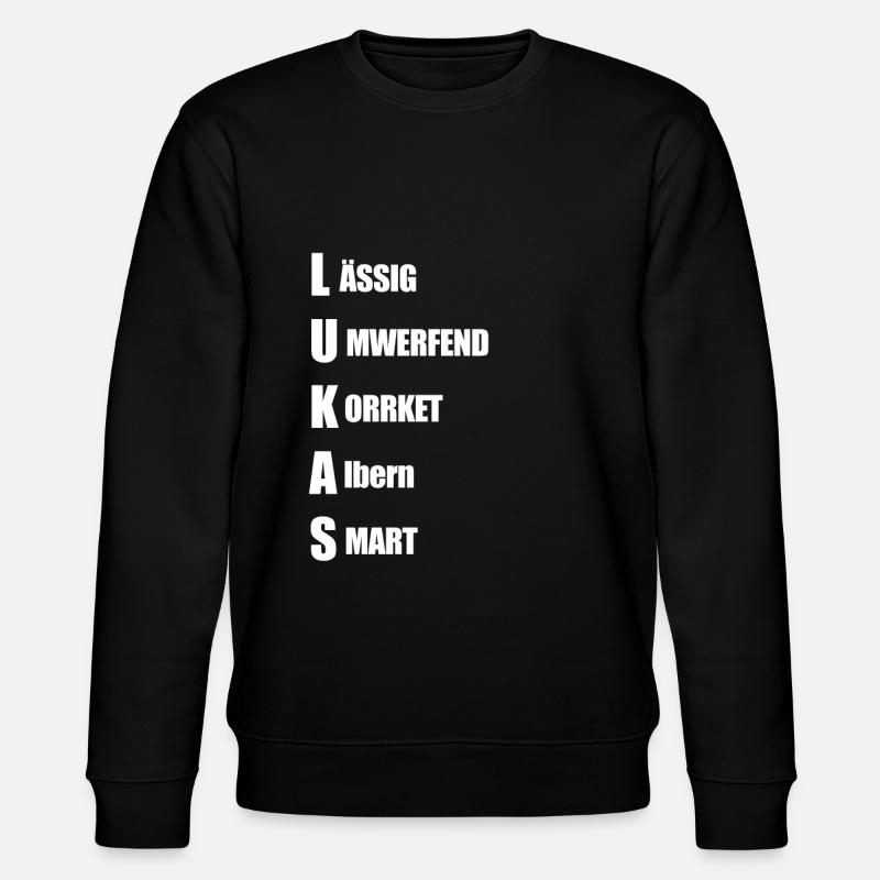 Lukas - Sweat bio CHANGER Stanley/Stella Unisexe - noir