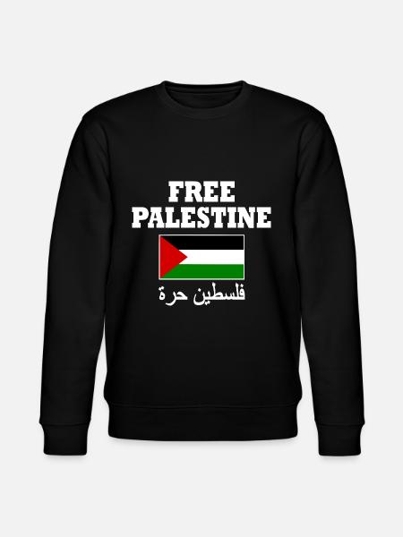 Free palestine - Stanley/Stella CHANGER Unisex Organic Sweatshirt - black