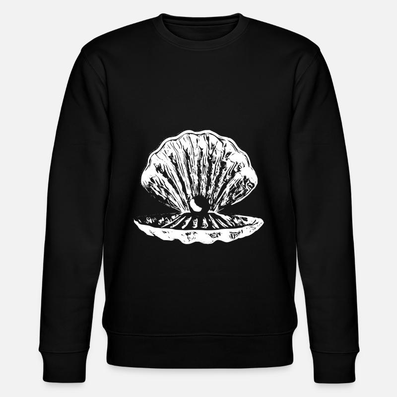 Muschel - Stanley/Stella Unisex Bio-Sweatshirt CHANGER  - Schwarz