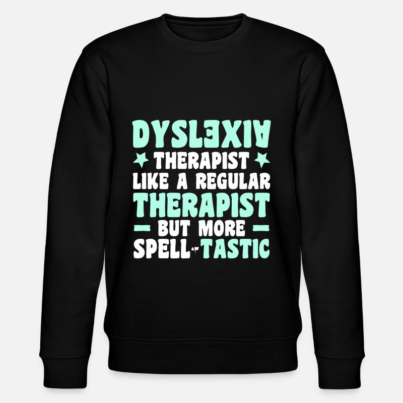 Dyslexique - Sweat bio CHANGER Stanley/Stella Unisexe - noir