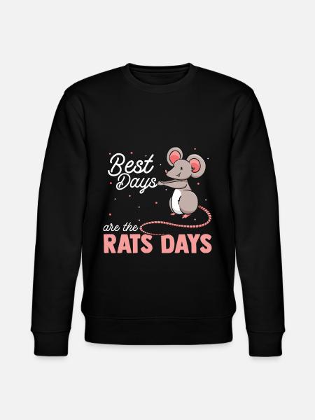 Rat - Stanley/Stella CHANGER Unisex Organic Sweatshirt - black
