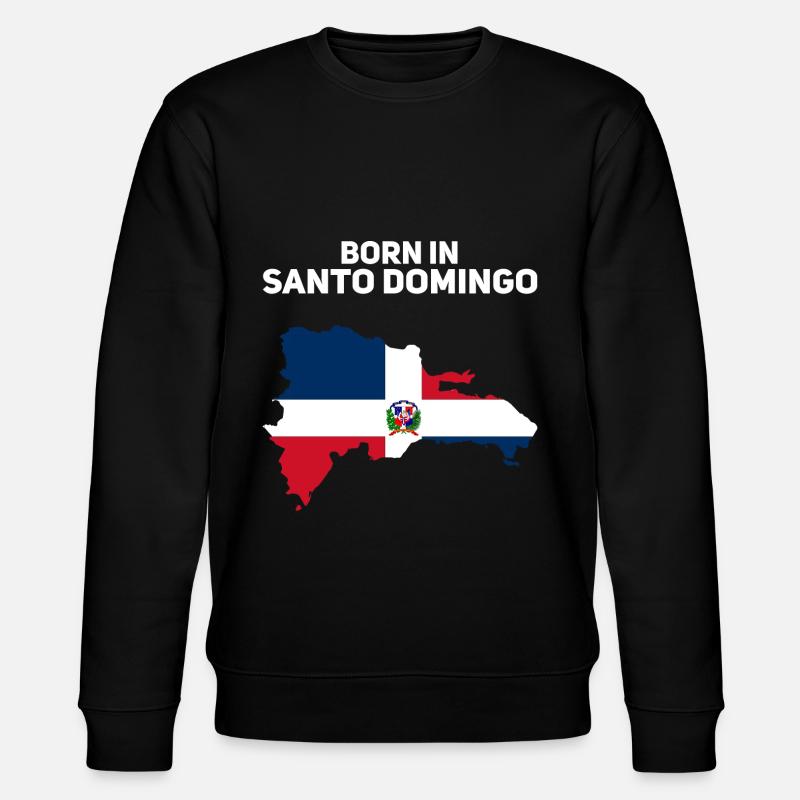 Dominikanische Republik - Stanley/Stella Unisex Bio-Sweatshirt CHANGER  - Schwarz