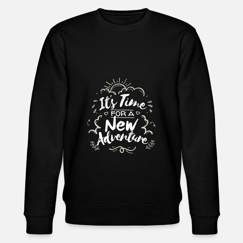 Abenteuer - Stanley/Stella Unisex Bio-Sweatshirt CHANGER  - Schwarz