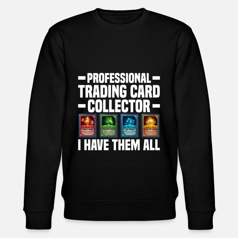 Trading Cards - Stanley/Stella Unisex Bio-Sweatshirt CHANGER  - Schwarz