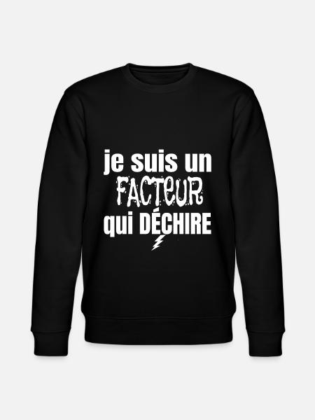 facteur qui déchire - Sweat bio CHANGER Stanley/Stella Unisexe - noir