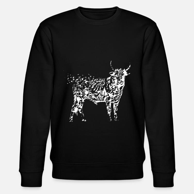 Stier - Stanley/Stella Unisex Bio-Sweatshirt CHANGER - Schwarz