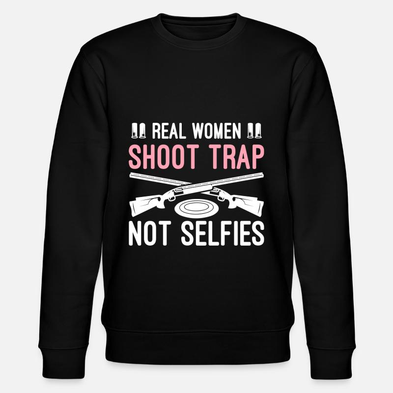 Trapschießen - Stanley/Stella Unisex Bio-Sweatshirt CHANGER  - Schwarz