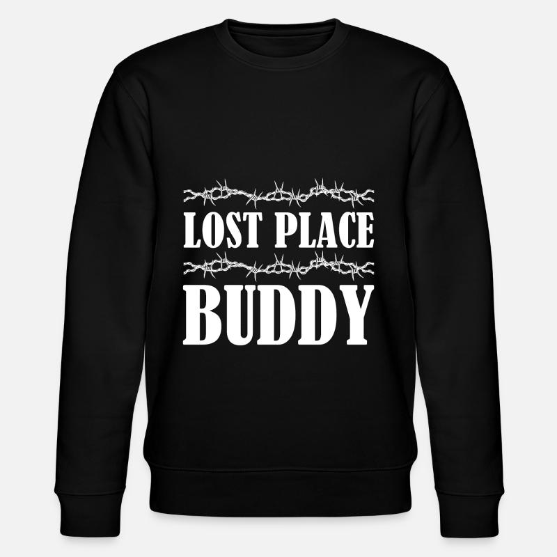 Lost Place Buddy Urbex Geschenkidee - Stanley/Stella Unisex Bio-Sweatshirt CHANGER - Schwarz