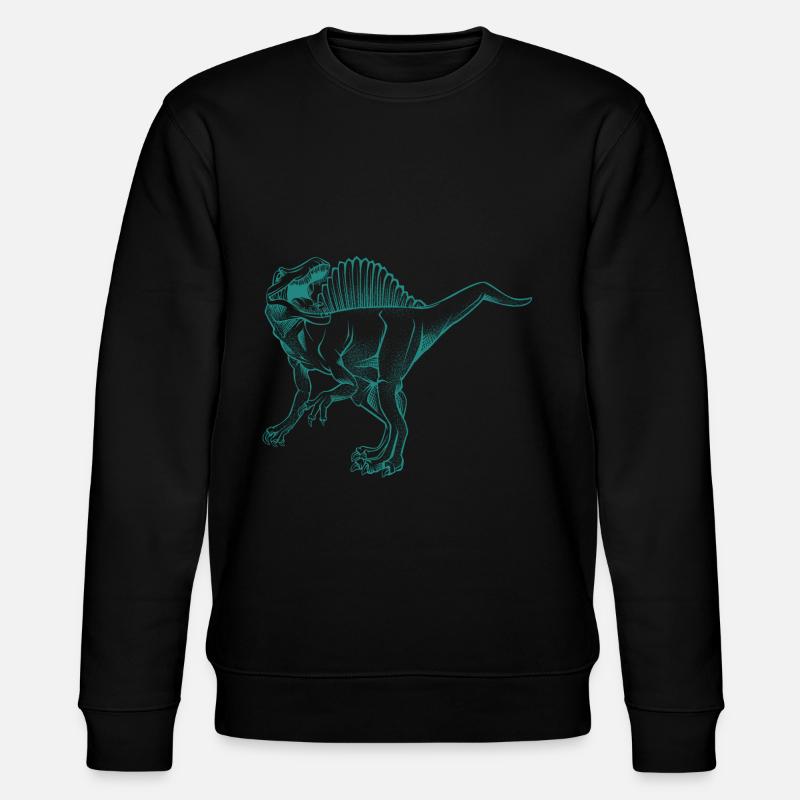 Spinosaurus - Stanley/Stella Unisex Bio-Sweatshirt CHANGER  - Schwarz