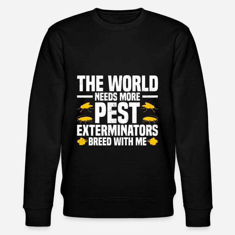 Pest Control - Stanley/Stella Unisex Bio-Sweatshirt CHANGER  - Schwarz