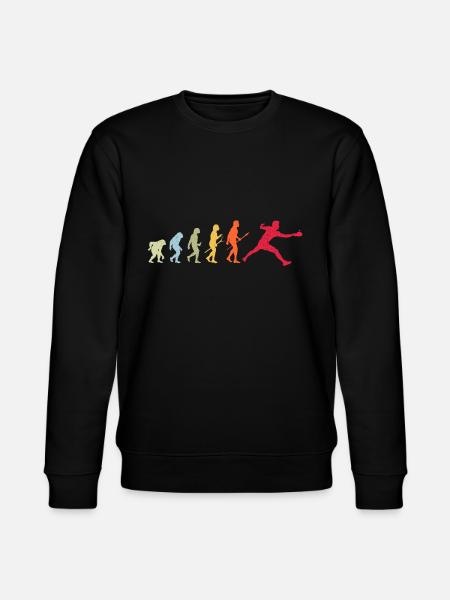 Table tennis Evolution - Stanley/Stella CHANGER Unisex Organic Sweatshirt - black