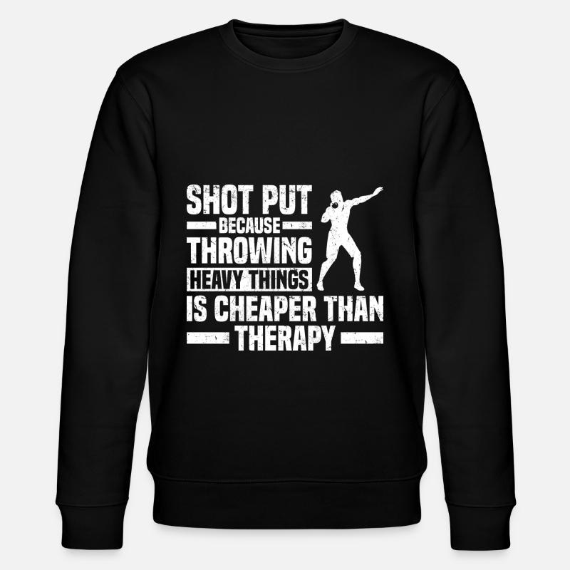 Kugelstoßen - Stanley/Stella Unisex Bio-Sweatshirt CHANGER  - Schwarz