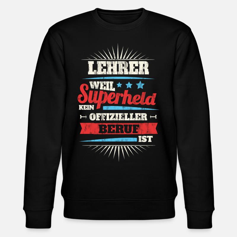 lehrer - Stanley/Stella Unisex Bio-Sweatshirt CHANGER - Schwarz