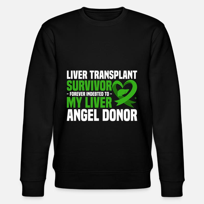 Leberempfänger - Stanley/Stella Unisex Bio-Sweatshirt CHANGER  - Schwarz